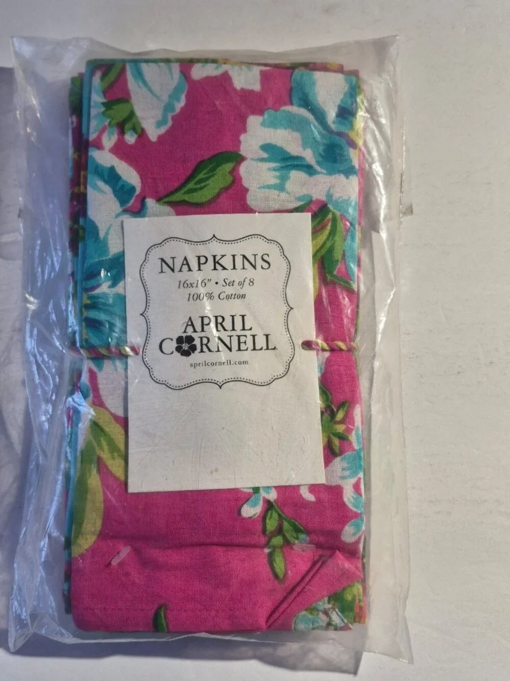 April Cornell Floral Napkins Set Of 8